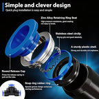 50FT 5/16 inch 360° Adjustable Drip Irrigation Kits Automatic Garden Watering Misting Atomizing System with 16pcs Bendable Nozzles for Yard, Lawn, Plant, Greenhouse, Garden(5/16 inch Hose)