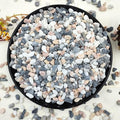 YISZM 5LBS Succulent and Cactus Gravel Pebbles, 1/5 Inch Natural Decorative Polished Stones, River Rocks for Vases, Aquariums, Terrarium and Outdoor Gardening, Mixed Color