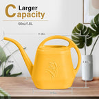 Plastic Watering Can - for Indoor and Outdoor Plant - 1/2 Gallon - Orange