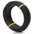 Black-2.5mm-Anodized Aluminum Bonsai Training Wire 250g/10gauge Large Roll,Many Size to Choose,KSVZS Bendable Metal Wire for Crafts,Sculpting,Armature and Daily Use,Necessities for Family