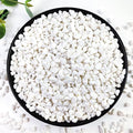 YISZM 10LB Succulent and Cactus Gravel, 1/5 Inch White Natural Decorative Polished Pebbles for Landscaping, River Rocks for Plants, Vases, Aquariums, Terrarium and Outdoor Gardening