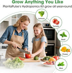 129Pcs Hydroponic Pods Kit with A&B Plant Food, Hydroponic Pods with 50 Grow Sponges, 50 Plant Labels,12 Grow Baskets, 12 Grow Domes and 1 Tweezers - Hydroponics Supplies