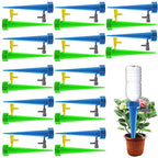 Self Watering Spikes 24 PCS, Auto Plant Watering Devices with Adjustable Release Control Valve Switch,Suitable for Indoor and Outdoor Plants Use