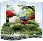 Toys By Nature Bonsai Moss & Rock Garden, Mini Wave Terrarium Kit with Real Plant, Beginner-Friendly Terrariums and Live Indoor Plants Decor