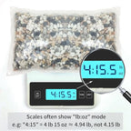 FANTIAN 5 lbs Succulent and Cactus Pebbles for Indoor Plants, 3/8 Inch Pea Gravel Decorative River Rocks for Plants, Vases, Terrarium, Aquarium, Potted Top Dressing and Outdoor Landscaping Stones