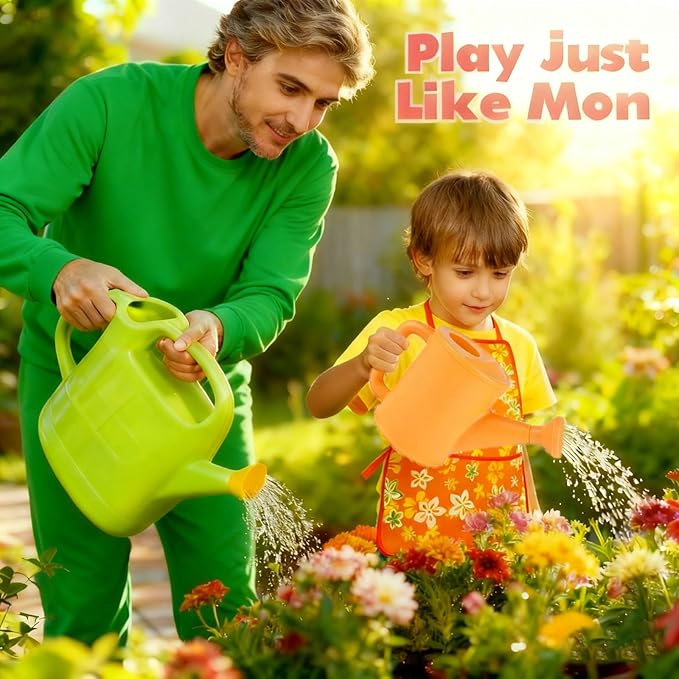 Kids Gardening Tools Set, 13 Pcs Gardening Kit with Apron & Tote Bag, Outdoor STEM Toys, Gardening Gifts for Toddlers Ages 3-7