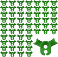 50 Pcs Plant Training Clips, Plant Clips for Climbing Plants Plants Stem Trainer Adjustable Clip for Gardening Low Stress Branch Trainer Clip Bud Bender for Flowers Vegetables(Green)