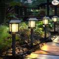 Greluna Solar Lights Outdoor,12 Pack 3000K Waterproof Auto On/Off Solar Pathway Lights for Your Garden, Landscape, Path, Yard, Patio, Driveway,Walkway Decor