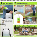 Nature’s Dome Pest Control Concentrate Spray 12 Oz | Natural, Eco-Friendly Bug & Ant Spray that Makes 1 Gallon | Eco-Friendly Bug Spray for Flea, Ticks, Ant & Mosquitos | Safe for Pets & Kids