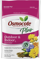 Osmocote Smart-Release Plant Food Plus Outdoor & Indoor1 - Granular, Continuous Release Plant Fertilizer with 11 Essential Nutrients, 8 lbs.