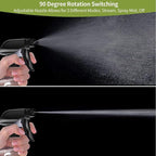 Cleaning Spray Bottles for Plants Misters Inside, 2 Pack 16.9 oz Squirt, Water Spray Bottle Mist Sprayer, No Leak Hair Mister Empty with Adjustable Nozzle (Transparent)