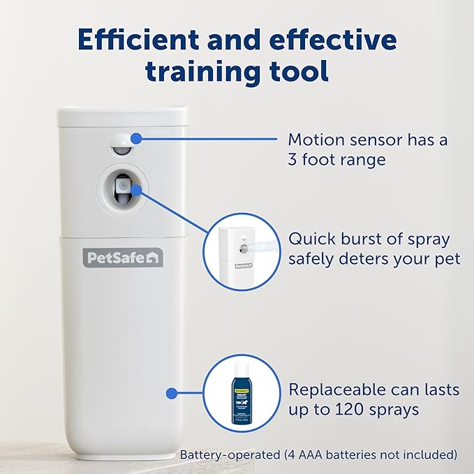 PetSafe SSSCAT Motion Activated Automatic Spray Pet Deterrent for Cats and Dogs