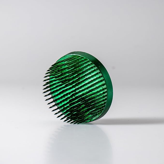 Wazakura Ikebana Kenzan Round, Japanese Floral Arranging Frog Holder, Made in Japan - Green 63mm