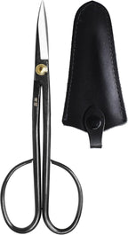 KAKURI Bonsai Twig Shears Made in Japan 8", Japanese Carbon Steel Blade, Precision Bonsai Scissors for Fine Pruning and Trimming