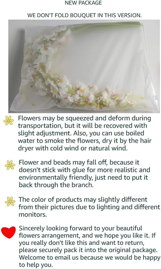 Silk Flowers in Bulk Wholesale Artificial Orchids, 11 Pcs (Each 28”), for Wedding Festive Party Home Office Decoration, Not Include Vase