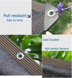 Sail Cloth Shade Net Sun Shade Sails Canopy Sail Shades Anti-Aging Shade Tarpaulin, Mesh Breathable Shade Net Covers Garden/Balcony/Courtyard, Customizable Sizes,black-6x8m