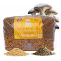 Mycelium All-in-One Mushroom Grow Bag – 6lb Sterilized Substrate with Oak, Soy Hull & Whole Oats Grain | Ready-to-Inoculate Grow Kit with Injection Port | Grow Lion’s Mane, Shiitake & Oyster Mushrooms