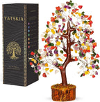 Chakra Tree - Chakra Crystals, Mix Crystal, Money Trees, Tree of Life Chakra, Balancing Tree, Crytals and Gemstones, Good Luck Home Decor