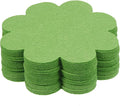 PATIKIL 5 Inch Plant Pot Hole Pad, 30 Pack Non-Woven Fabric Flower Shape Bonsai Bottom Soil Mat, Green