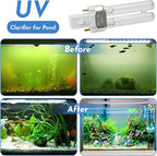 ANTOBLE 5 Watt UVC Replacement Lamp Pond Filter UV Light Compatible with Pennington Aquagarden Inpond 5 in 1 Pond Pump & Filter 200 & 300 & 450 Gallon Models