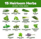 HOME GROWN 70 Variety Vegetable & Herb Seeds 32,000+ USA Non-GMO Heirloom Survival Seeds Garden Kit for Spring, Fall, Winter Indoor & Outdoor Planting Starter Set for Home Gardeners & Preppers