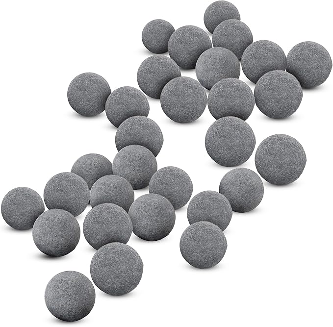 SunGrow Calcium-Rich Energy Balls, Fish Breeding Tank Cleaning Aid, Calcium Ball for Betta, Aquarium Tank Decor, Fish Activity Booster, Energy Source for Fish, Tank Accessories, 30 Pcs
