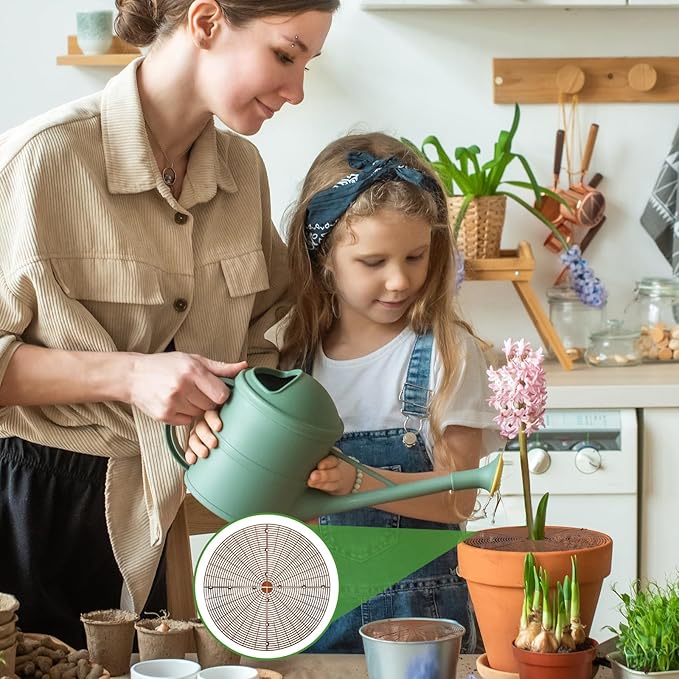 3 Packs Plant Pot Grid Cover Protectors from Animals,20.8 Inch Soil Protector Covers, Cuttable Flower Pot Grid with 12 Stakes, Keep Cats Out of Potted Plants