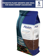 Aqueon Plant and Shrimp Aquarium Substrate, Aqua Soil for Fish Tanks, 5 Pounds, 3 Count