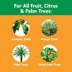 Miracle-Gro Fruit & Citrus Plant Food Spikes - 10-15-15 NPK Easy-To-Use Nutrition for Fruit and Citrus Trees, Plant Fertilizer, 12 Spikes, 3 lb.