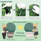 19 Inch 2 Packs Artificial Boxwood Balls Topiary Balls, 4 Layers of UV-Resistant Greenery Balls Indoor Outdoor Garden, Backyard, Patio, Front Door – Assembly Required