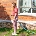 Fevone Flexible Garden Hose 25 ft, No Kinking Water Hose, Drinking Water Safe Hose, 5/8 Inner Diameter Hose, 3/4 Aluminum Fittings