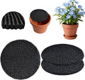 3Pcs 14inch Round Pot Mesh Drainage Discs Double Layer Plant Pot Hole Insert Pads Cutable Bonsai Pot Bottom Grid Mat Mesh Reusable for Indoor Outdoor Potted Plant Prevent Soil Loss Keep Roots Healthy
