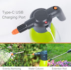 HIFAY ES2-PRO Electric Spray Bottle 2L/0.5Gallon, Rechargeable Battery Powered Sprayer Spray 60 Bottles On a Single Charge, Automatic Plant Mister，Pump Sprayer,Indoor Watering Can for Plants