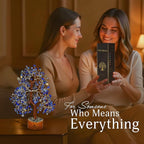 Lapis Lazuli Chakra Tree - Crystal Tree, Money Tree, Chakra Tree of Life, Healing Stone, Gemstones and Crystals, Crystal Tree for Positive Energy