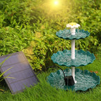 AISITIN 3.5w Solar Fountain Pump with 3 Tiered Bird Bath DIY Solar Water Fountain 2026 Detachable Solar Powered Pump for Bird Bath, Garden, Fish Tank and Outdoor Bird Feeder