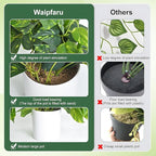 Waipfaru Fake Plants Artificial Plants Indoor, 1Pcs 34" Realistic Artificial Hanging Fake Pothos Vines Ivy Potted, Faux Pothos for Living Room Office Bedroom Bathroom Kitchen Shelves Indoor Home Decor