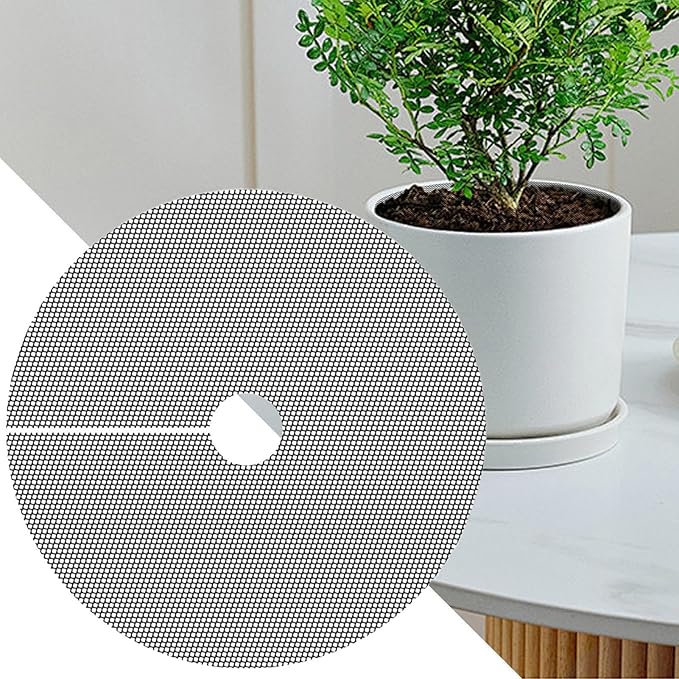 Plant Pot Cover - Cuttable Mesh Barrier Guards - Plant Protectors from Animals - for Garden Outdoor Indoor Dogs Potted Bonsai