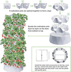 FLTRGO Hydroponic Garden Tower, Vertical Hydroponic Indoor Growing System,Hydroponic Tower Growing Sytem, Multi-Layer Grow Tower for Grow Herbs, Fruits, Vegetables,10floors