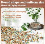 Sukh Clay Pebbles for Plants - 14 OZ Small Pebbles for Indoor Plants Natural Clay, Used for Drainage, Decoration, Aquaponics, Hydroponics (Mixed Colors)