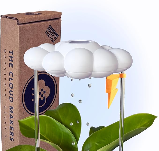 Original Dripping Rain Cloud with Lightning Bolt Charm