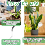 20 PCS Clear Plant Watering Globes,Plastic Watering Bulbs,Self Watering Planter,Flower Automatic Watering Device for Plants Indoor,Outdoor,Flowerpot,Home Garden(Large,Medium,Small)