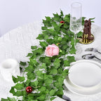 Fake Vines for Room Decor 50 Pack 375 Ft Artificial lvy Greenery Garland Vine Leaves, Leaf Plants Flowers Foliage for Bedroom,Garden Wall.Decor Indoor Outdoor