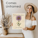 September Birth Flower Art Print - 8x10 (Unframed) | Capturing the Splendor of the September Birth Flower | Decor Accent for Birthdays and Special Occasions | Living Room Decor | Modern Home Decor