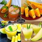 Melon Seeds for Planting Variety Pack – 6 Heirloom Cantaloupe, Honeydew & Watermelon Types – Honey Rock, Hale’s Best, Tendersweet, Georgia Rattlesnake – Survival Garden Seeds