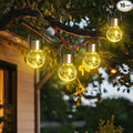 GIGALUMI Solar Lights Outdoor Waterproof, 16 Pack Solar Hanging Lights Garden Decor, Gifts for Women, Solar Outdoor Lantern Waterproof Cracked Glass for Yard, Fence, Tree(Warm White)