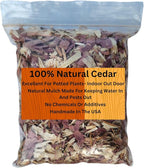 100% Natural Cedar Shavings | Mulch | Great for Outdoors or Indoor Potted Plants | Dog Bedding (Small)