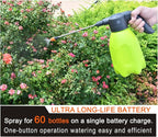 ES2 Electric Spray Bottle 0.5 Gallon,Plant Mister,Garden Sprayer,Spray Bottle with Adjustable Nozzles,Rechargeable Battery Powered Sprayer,Small Sprayer,Pump Sprayer,Automatic Watering Can for Garden