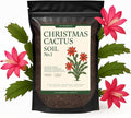 Premium Christmas Cactus Soil – Organic, Nutrient-Rich, Optimal-Draining Potting Mix for Schlumbergera – Promotes Healthy Roots, Balanced Moisture & Vibrant Blooms – Ready to Use (1 QT)