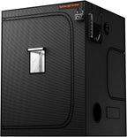 Spider Farmer 5x5 Grow Tent 2025 New, 60"x60"x80",1680D Thicken Mylar Canvas, with Hook for Controller and Power Strip, Enlarged View Window for Indoor Hydroponic Growing for SF7000, SE7000, G7000