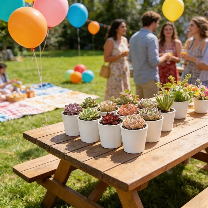 12 Pack Succulents Plants Live, Assorted Mini Succulents Bundle, Easy Care Bare Root Succulent Plants for Indoor Outdoor Decor, Home Office Desk, Terrarium DIY, Gift for Plant Lovers